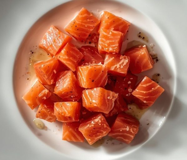 dés-de-saumon-cru-vinaigres-codina-artisanat-recettes-lagrasse