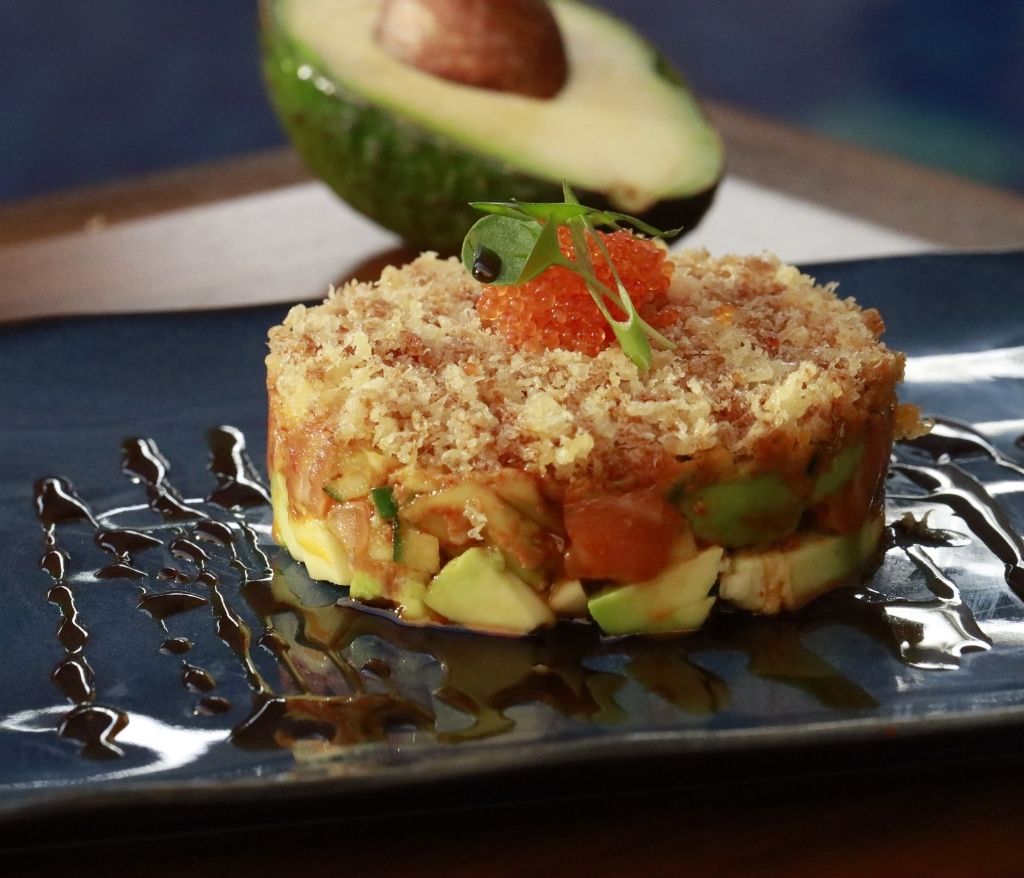 Tartare de saumon-vinaigres-codina-artisanat-recettes-lagrasse