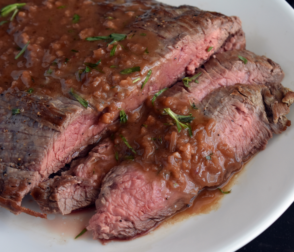 Bavette à l'échalote-vinaigres-codina-artisanat-recettes-lagrasse-