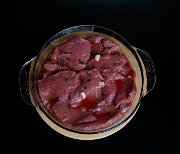 Viande marinée-vinaigres-codina-artisanat-recettes-lagrasse-
