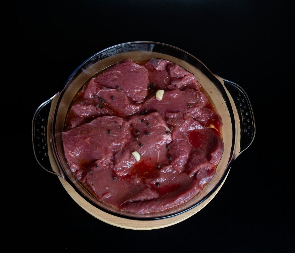 Viande marinée-vinaigres-codina-artisanat-recettes-lagrasse-