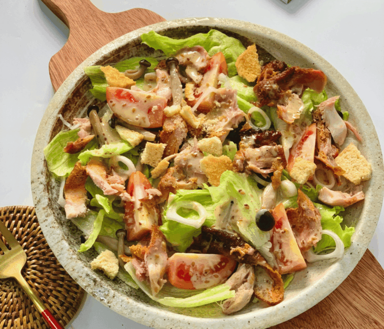 salade-césar-au-poulet-vinaigres-codina-artisanat-recettes-lagrasse