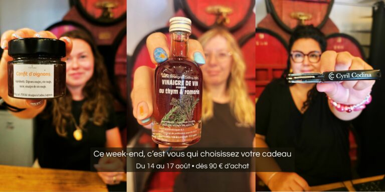 Bannière newsletter choisissez votre cadeau