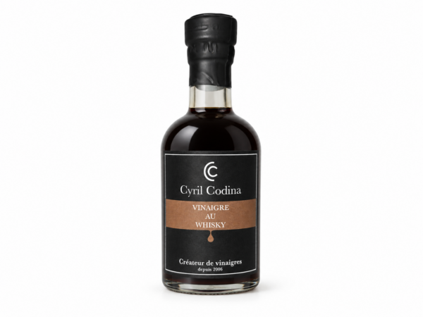 bouteille de vinaigre au whisky de cyril codina